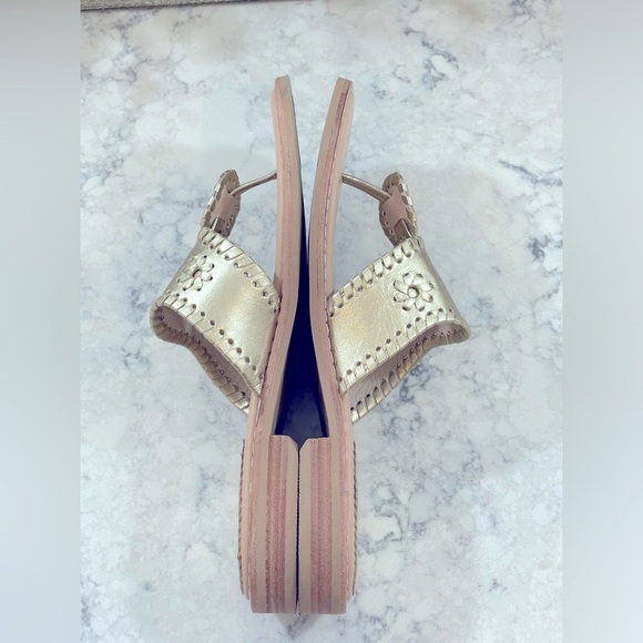 Jack Rogers Jacks Flat Sandals II Platinum Size 7 - Picture 6 of 7